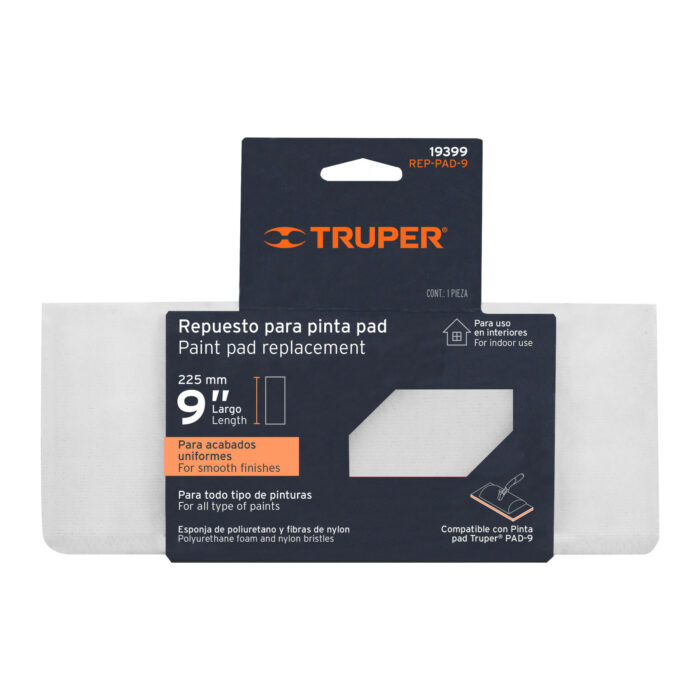 Repuesto para pinta pad, 9", Truper repuesto para pinta pad 9 truperrep pad 9 ba7