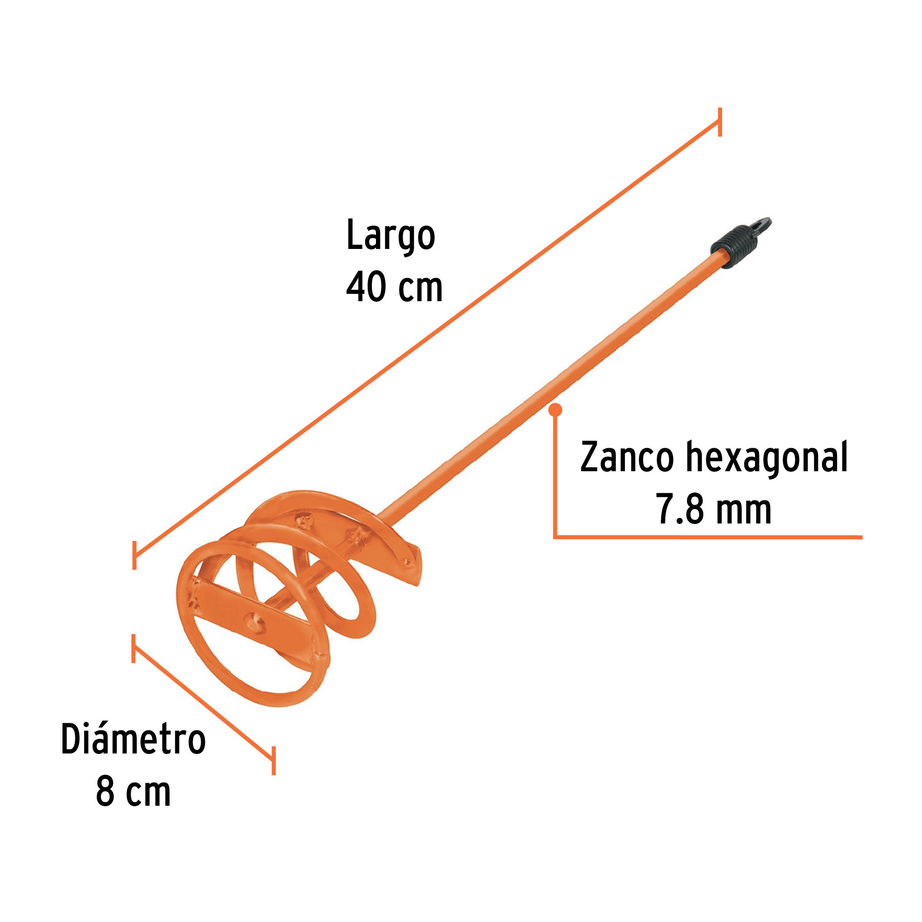 80mm de diámetro