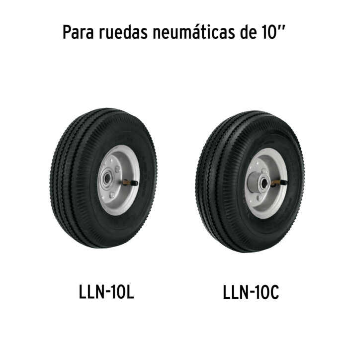 Rueda neumática de 10" sin cámara, Truper rueda neumatica de 10 sin camara trupern10 844