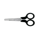Tijera 4-1/2" de acero inoxidable punta roma escolar