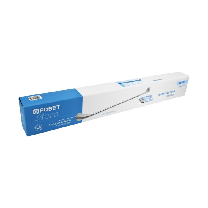 Toallero con barra de acero inoxidable, Foset toallero con barra de acero inoxidable fosetaea 76 3e9
