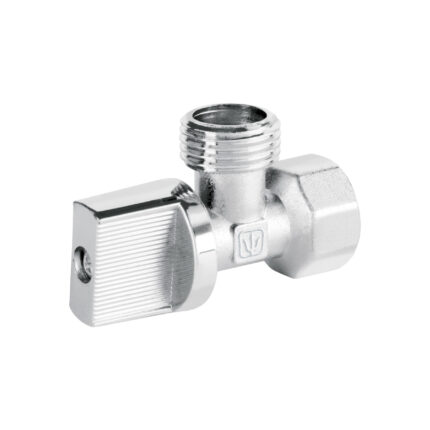 Llave angular 1/2" x 1/2", 1/4 de vuelta, blíster, Foset