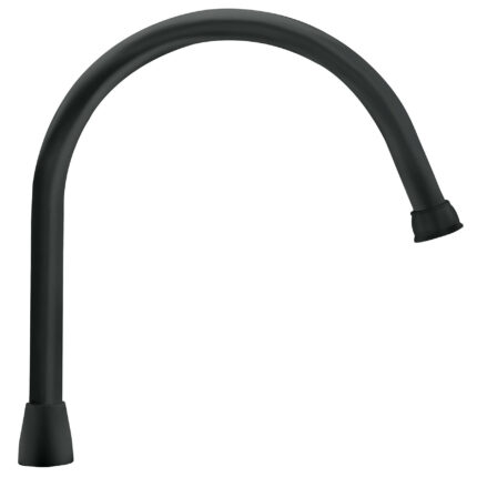 Cuello largo para mezcladora de fregadero, negro mate, Aqua