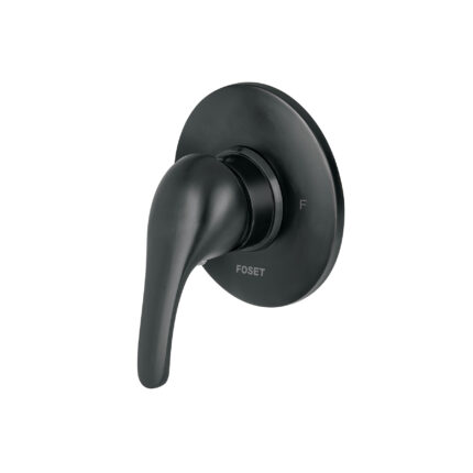 Monomando para regadera, negro, AQUA