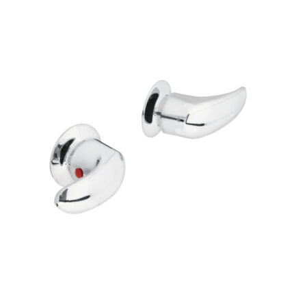 Juego de manerales de palanca para regadera, cromo, Aqua