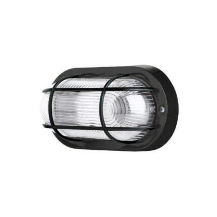 arbotante decorativo de abs, ovalado, lámpara no incluida