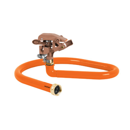 Aspersor base metálica, tipo manguera, Truper