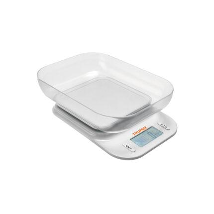 Báscula digital para cocina, con tazón, 5 kg, Truper