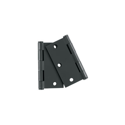 Bolsa c/2 bisagras cuadrada 3-1/2" negro