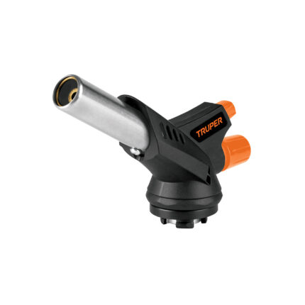 Soplete plástico,encendido electrónico, 1/4 de vuelta,TRUPER