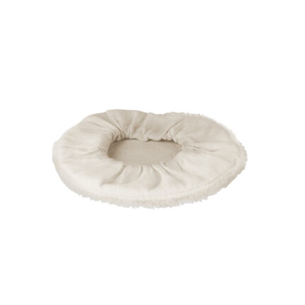 Borla p/pulir de poliéster/algodón de 6" con resorte, TRUPER