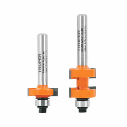 Juego de machimbrador, 3/4', con balero, Truper