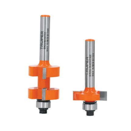 Juego de machimbrador, 7/8", con balero, Truper