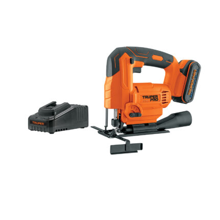 Sierra caladora inal. 20V, 1 bat. 2Ah, 1 carg. TRUPER PRO
