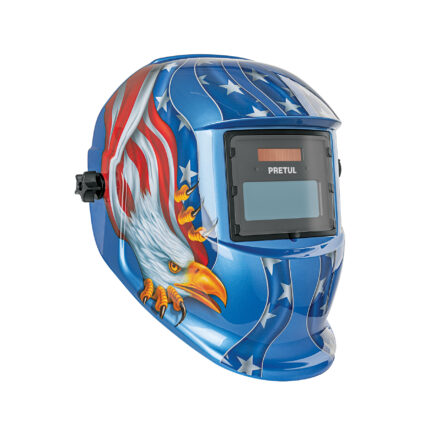 Careta electrónica p/soldar, águila, sombra 9 a 13, PRETUL