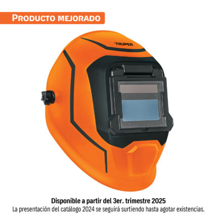 Careta electrónica p/soldar,profesional,sombra 9 a 13,TRUPER