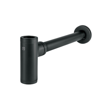 Céspol de bote minimalista 1 1/4", negro, para lavabo, Foset