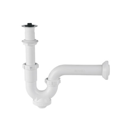 Céspol rígido 1-1/4", con contra, polipropileno, para lavabo