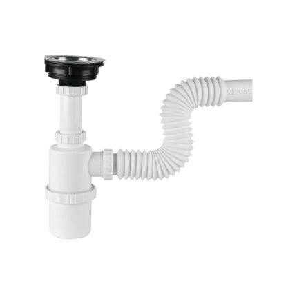 Céspol de bote con contracanasta de acero inox. p/fregadero