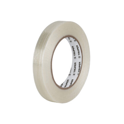 Cinta flejadora con filamentos 18mm x 50 m, transparente