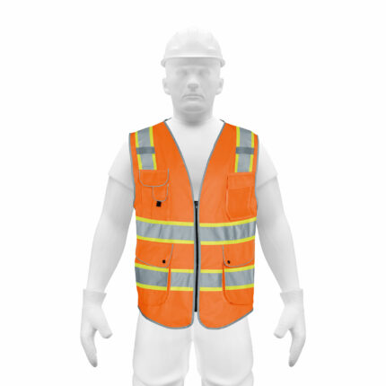 Chaleco de seguridad de alta visibilidad, naranja, G, EXPERT