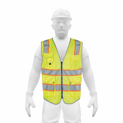 Chaleco de seguridad de alta visibilidad, verde, G, EXPERT