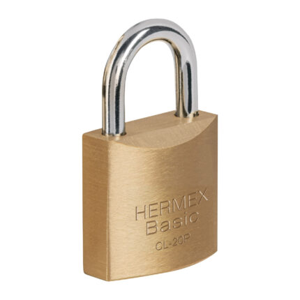 Blíster con 2 candados de latón de 20mm, Hermex