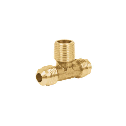Tee terminal de latón centro 3/8", Foset