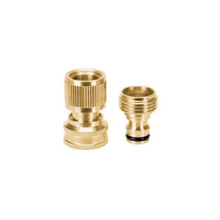 Conector 3/4" rápido de latón manguera-acc. sistema click