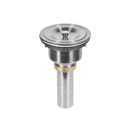 Contracanasta 3-1/2" inox, cuerpo profundo,con tapa, Riviera
