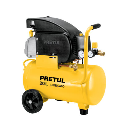 Compresor de aire, lubricado,horizontal 20L 2½HP 127V Pretul