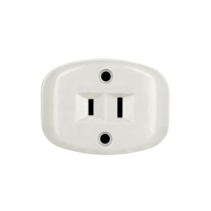 Contacto de sobreponer sencillo sin tierra, Volteck