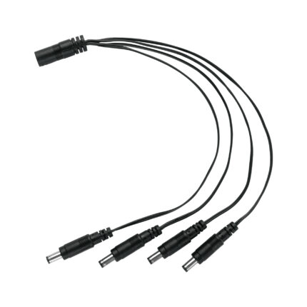 Cable Divisor de Energía tipo Pulpo 1 a 4 para CCTV, Volteck