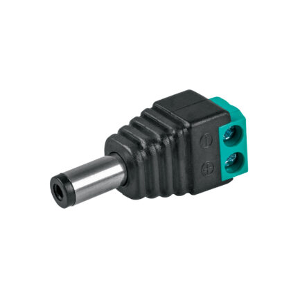 Conector de energía para CCTV tipo macho, Volteck
