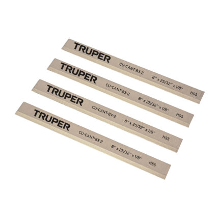 Cuchillas para canteadora CANT-8X-2, 4 pzs en caja, TRUPER