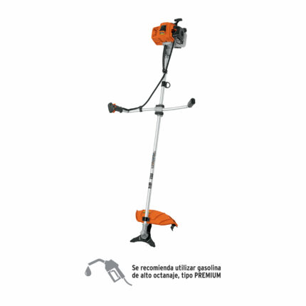 Desmalezadora a gasolina 63 cc mango tipo "bici", 17" corte
