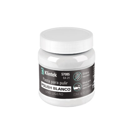 polish en pasta blanca para auto, 250 g, uso ligero, klintek