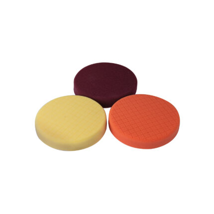 Juego de 3 esponjas p/pulir de 7" hook and loop,TRUPER