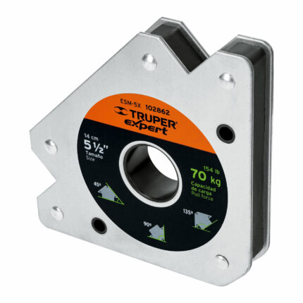 Escuadra magnética 5-1/2" para soldar, capacidad 70 kg