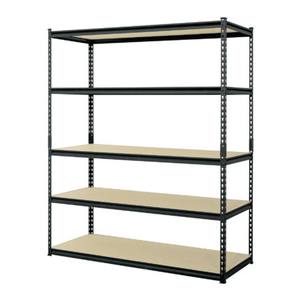 Estante metálico 5 repisas MDP, 60Kg, 150 x 180 x 60, PRETUL