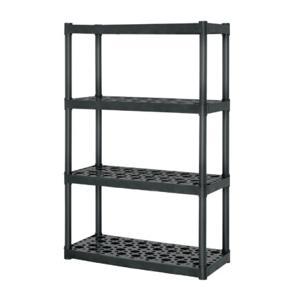 Estante plástico uso rudo 4 rep/cap. 70 Kg, 142x43x91,TRUPER