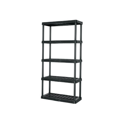 Estante plástico 5 repisas cap. 35 Kg, 180x44x92, PRETUL