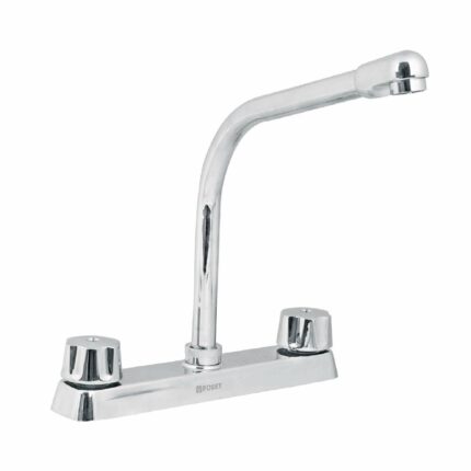 Mezcladora cobra 8" p/fregadero manerales hex car compresión