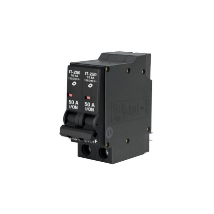 Interruptor de 2 polos 50A, enchufable, VOLTECK