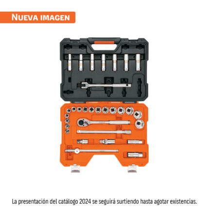 Juego de 31 herramientas cuadro 1/2' std para mecánico