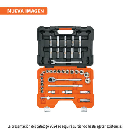 Juego de 36 herramientas cuadro 1/2" mm para mecánico