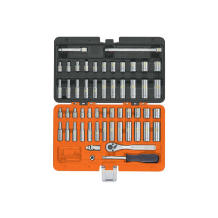 Juego de 54 herramientas cuadro 1/4" std y mm para mecánico