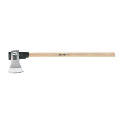 Hacha labor entera 3 lb, mango de madera 36", TRUPER
