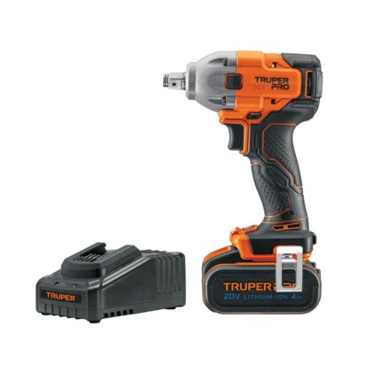 Llave de impacto 1/2", 20V, 184 lb/ft, 1 batería 4Ah, PRO