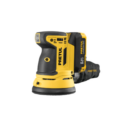 Lijadora roto-orbital 5", 20V, 1 batería 2Ah, PRETUL